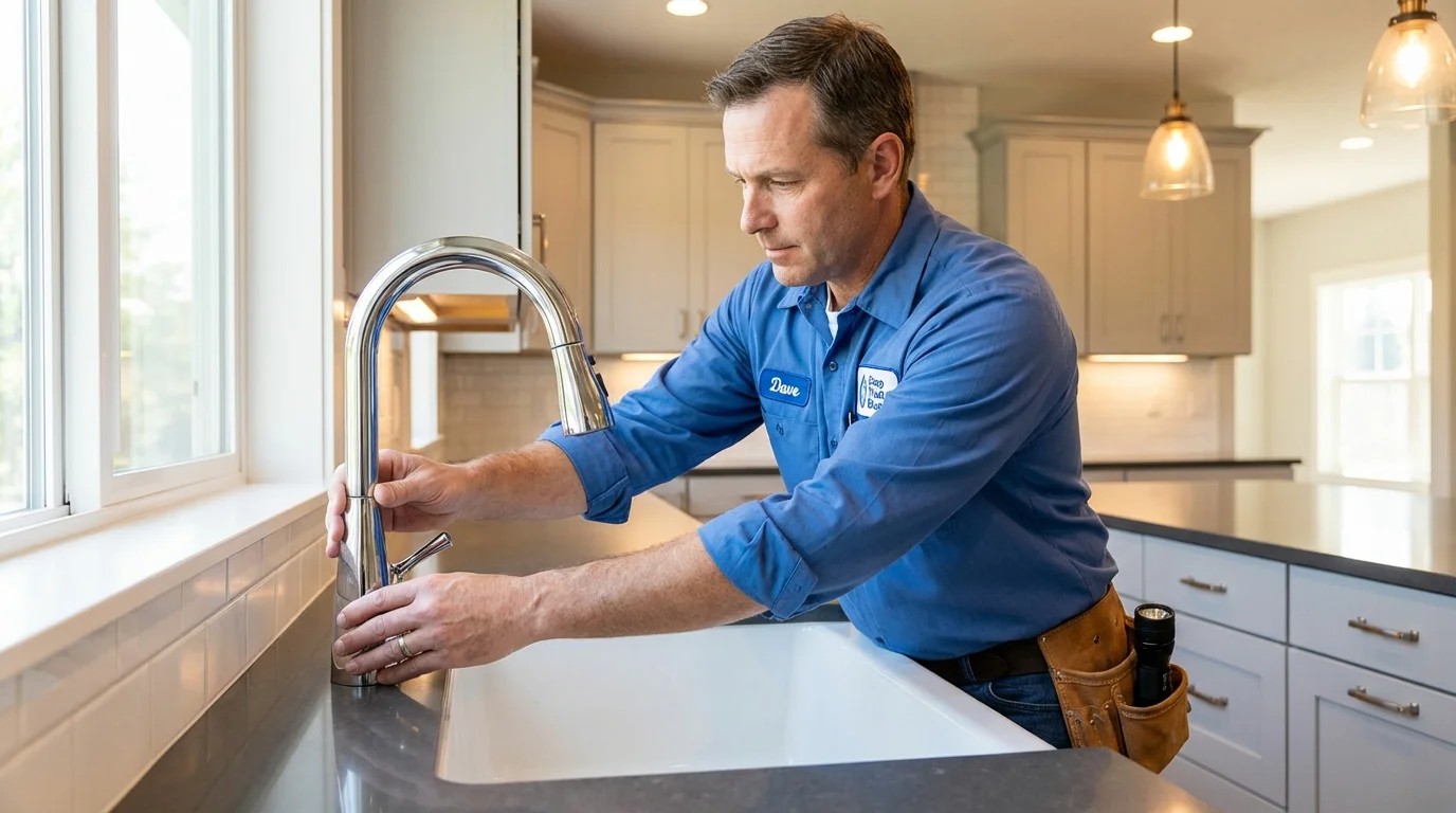 Kitchen faucet installation by Johns Plumbing LLC in Price